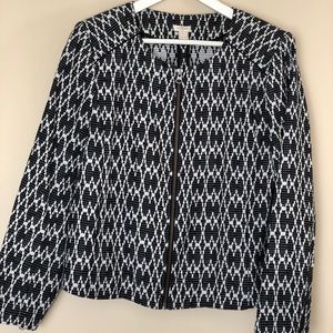 J Crew cropped moto jacket